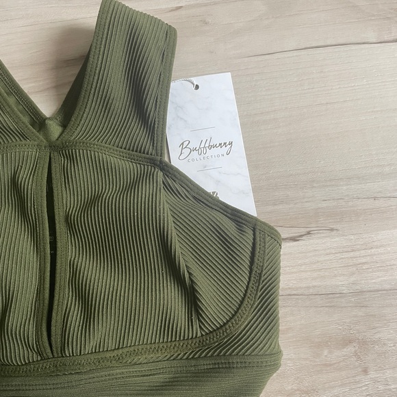 BuffBunny Sphynx Ribbed Sports Bra - Picture 4 of 9